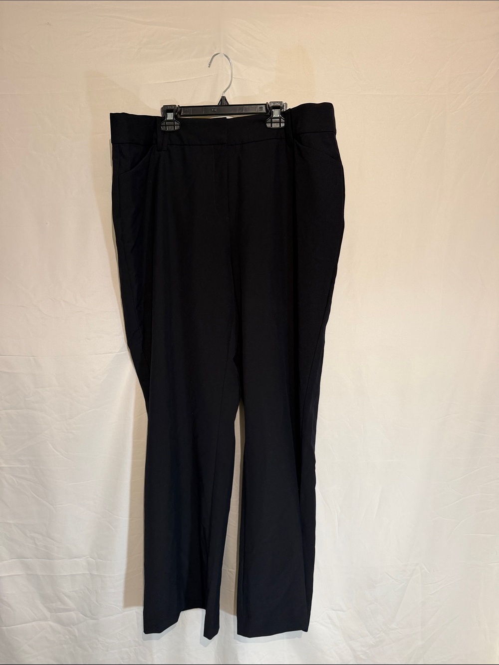 INC International Concepts Black Boot-Cut Dress Pants